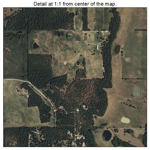 Bushyhead, Oklahoma aerial imagery detail