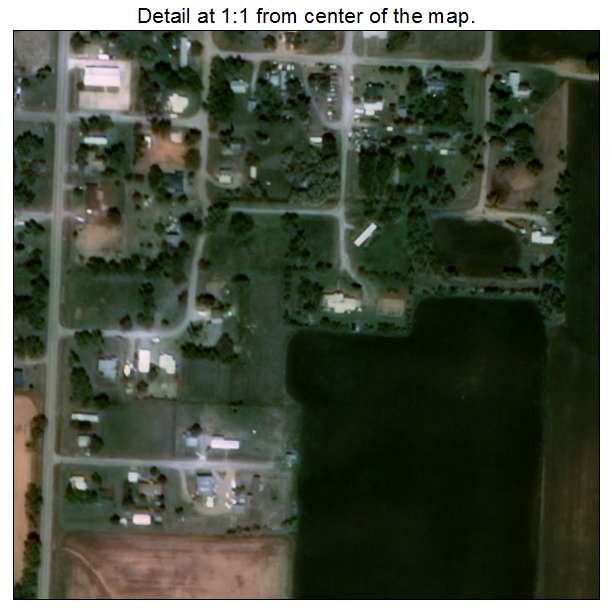 Carter, Oklahoma aerial imagery detail