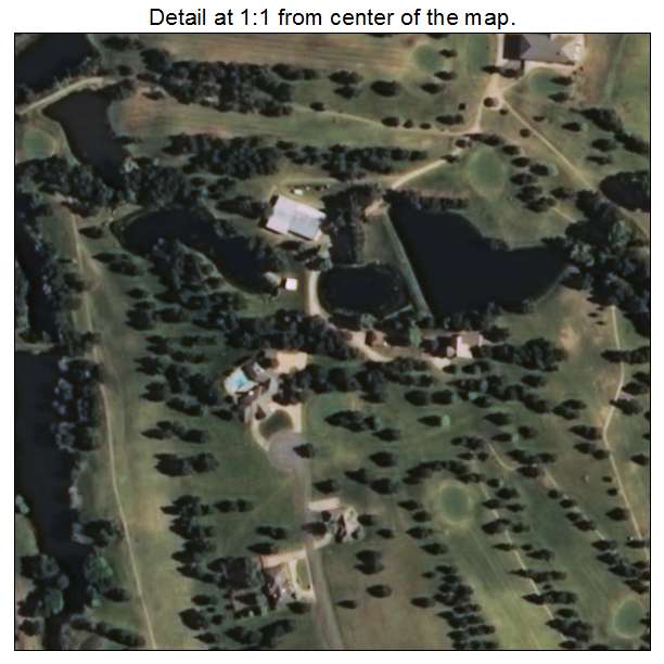 Cedar Valley, Oklahoma aerial imagery detail