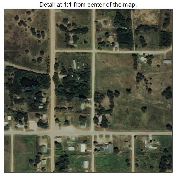 Centrahoma, Oklahoma aerial imagery detail