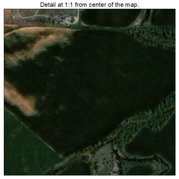Cheyenne, Oklahoma aerial imagery detail
