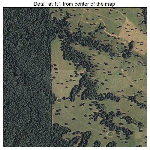Cloud Creek, Oklahoma aerial imagery detail