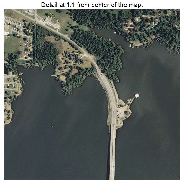 Copeland, Oklahoma aerial imagery detail