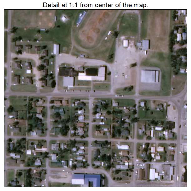 Cyril, Oklahoma aerial imagery detail