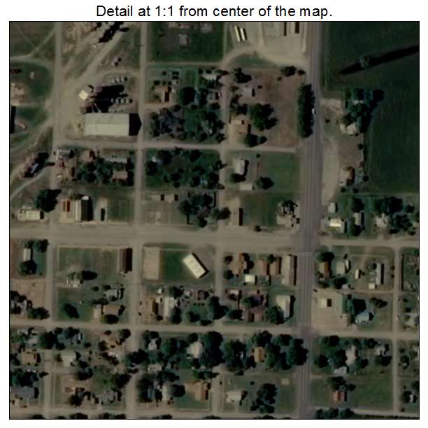 Davidson, Oklahoma aerial imagery detail