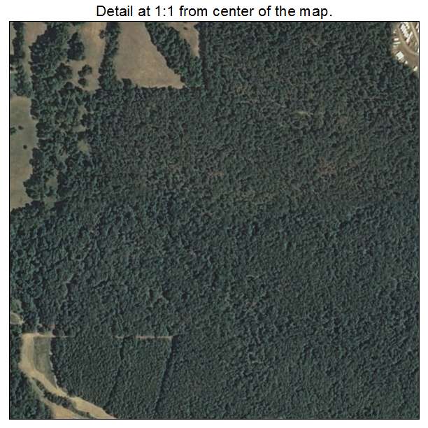 Dennis, Oklahoma aerial imagery detail