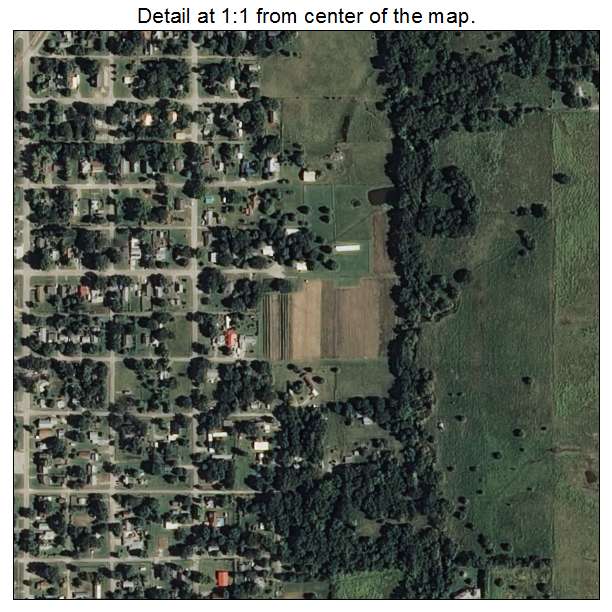 Dewey, Oklahoma aerial imagery detail