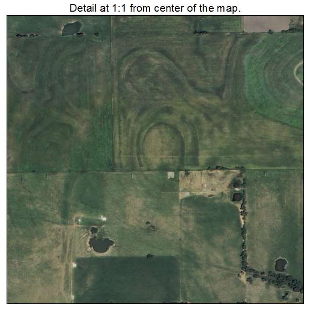 Dodge, Oklahoma aerial imagery detail