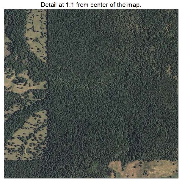 Dry Creek, Oklahoma aerial imagery detail