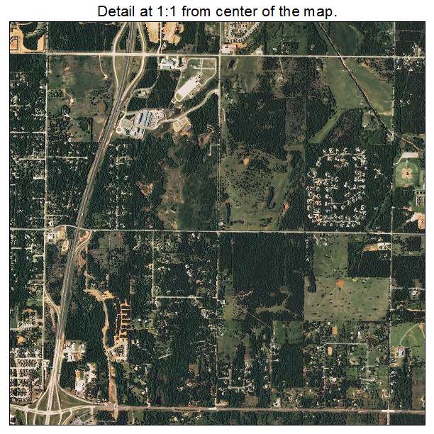Edmond, Oklahoma aerial imagery detail