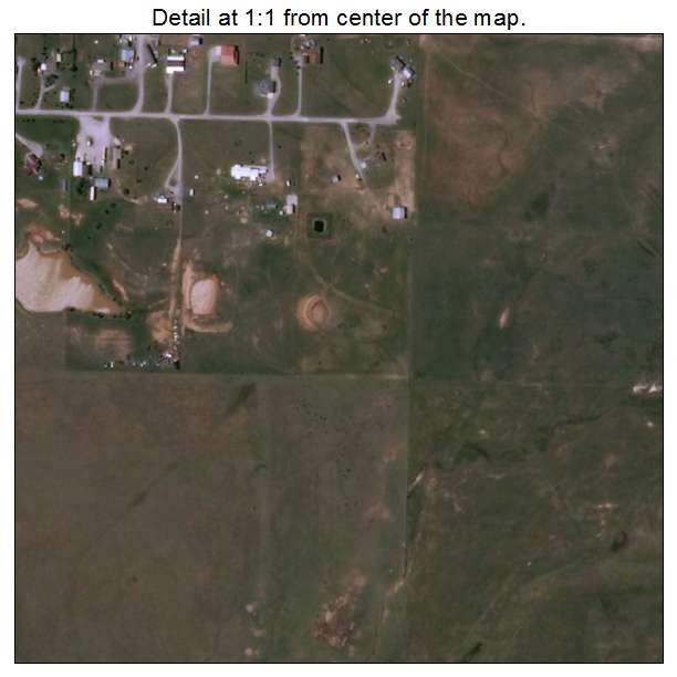 Elgin, Oklahoma aerial imagery detail