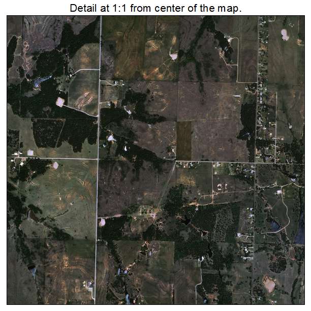 Empire City, Oklahoma aerial imagery detail