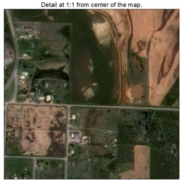 Granite, Oklahoma aerial imagery detail