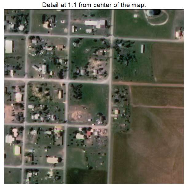 Headrick, Oklahoma aerial imagery detail