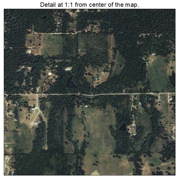 Justice, Oklahoma aerial imagery detail