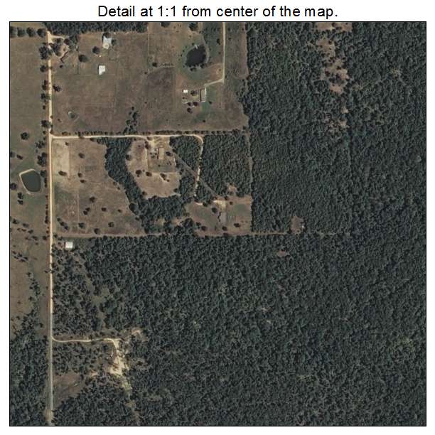 Keys, Oklahoma aerial imagery detail