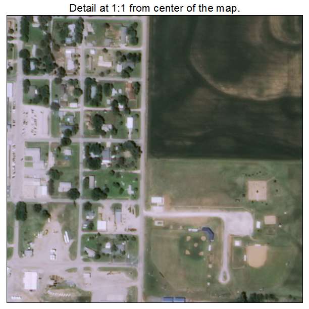 Lahoma, Oklahoma aerial imagery detail
