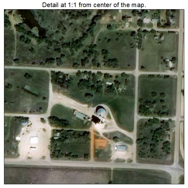 May, Oklahoma aerial imagery detail