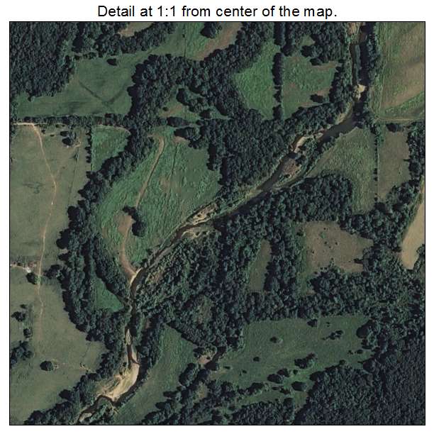 McKey, Oklahoma aerial imagery detail