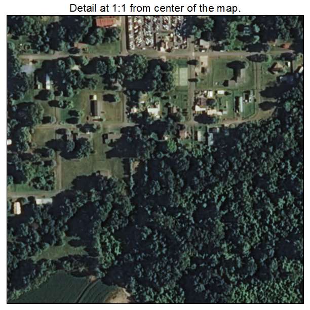 Moffett, Oklahoma aerial imagery detail