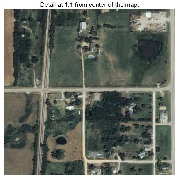 Narcissa, Oklahoma aerial imagery detail