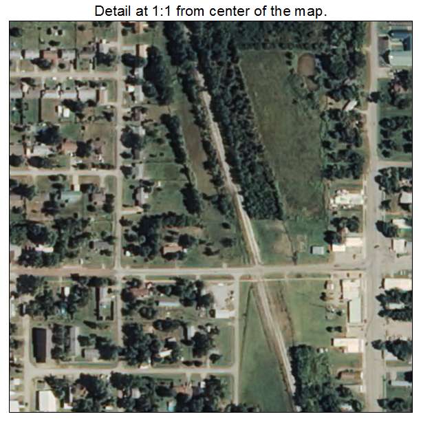Ochelata, Oklahoma aerial imagery detail