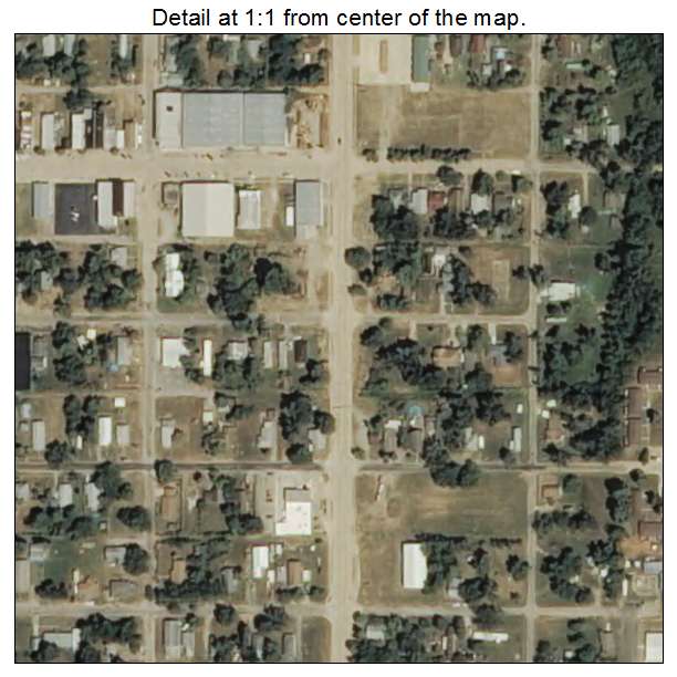 Oilton, Oklahoma aerial imagery detail