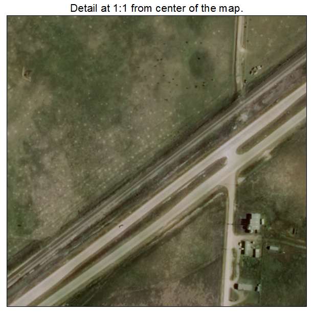 Optima, Oklahoma aerial imagery detail