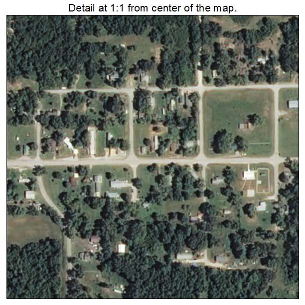 Peoria, Oklahoma aerial imagery detail