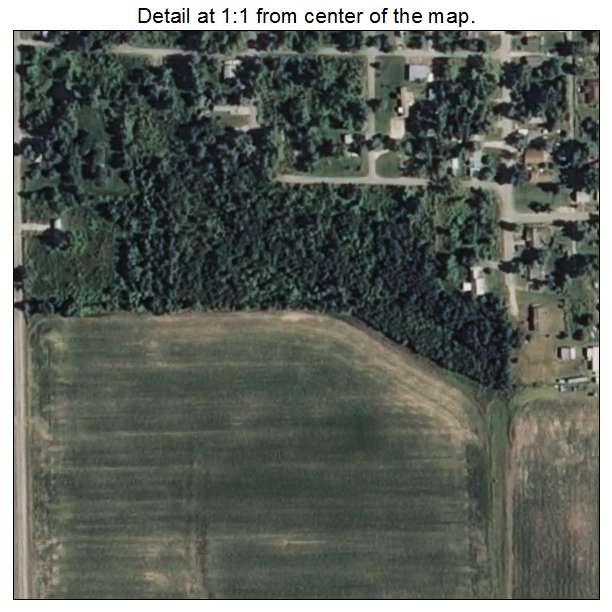 Quapaw, Oklahoma aerial imagery detail