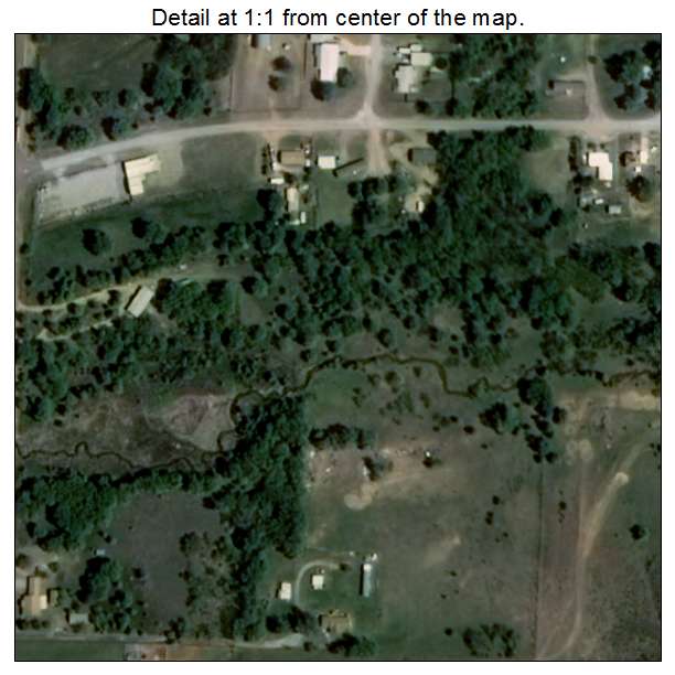Reydon, Oklahoma aerial imagery detail