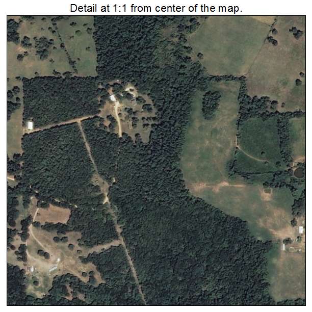 Salem, Oklahoma aerial imagery detail