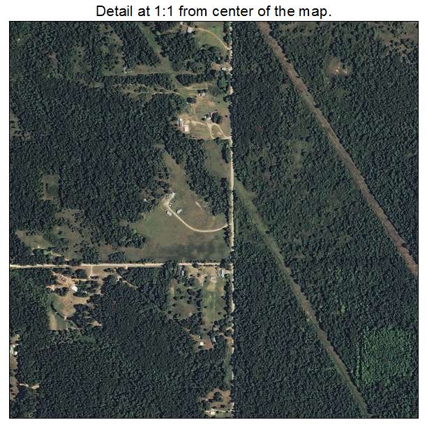 Sand Hills, Oklahoma aerial imagery detail