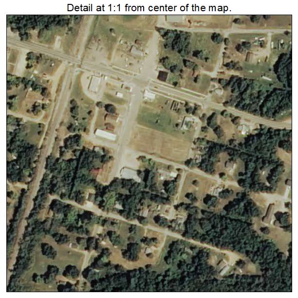 Sasakwa, Oklahoma aerial imagery detail