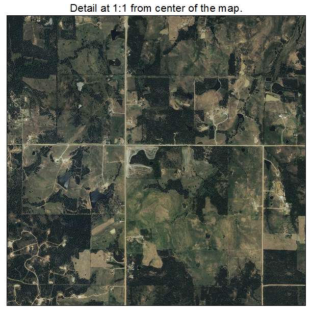 Seminole, Oklahoma aerial imagery detail