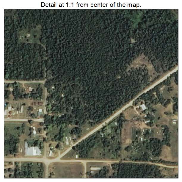 Shamrock, Oklahoma aerial imagery detail