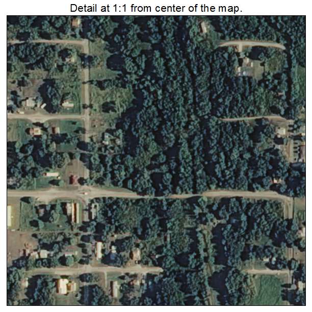 Skedee, Oklahoma aerial imagery detail