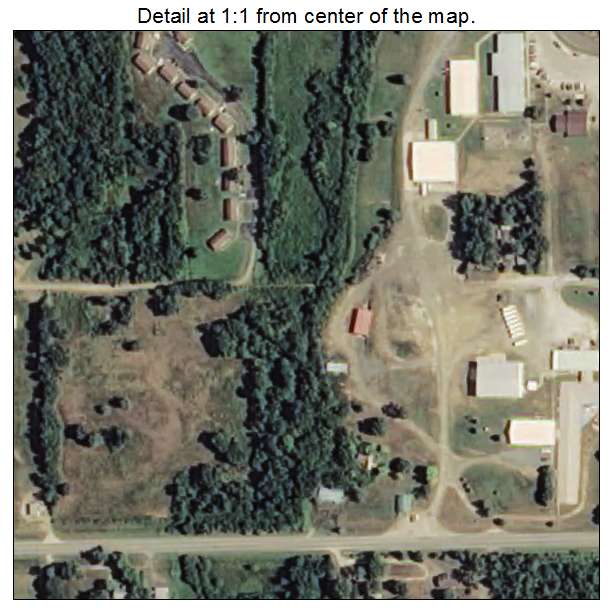 Smithville, Oklahoma aerial imagery detail