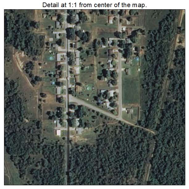 Sportsmen Acres, Oklahoma aerial imagery detail