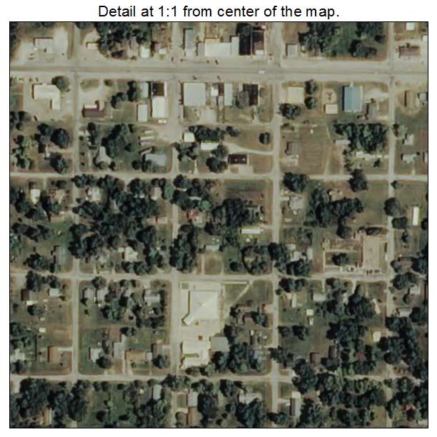 Stonewall, Oklahoma aerial imagery detail