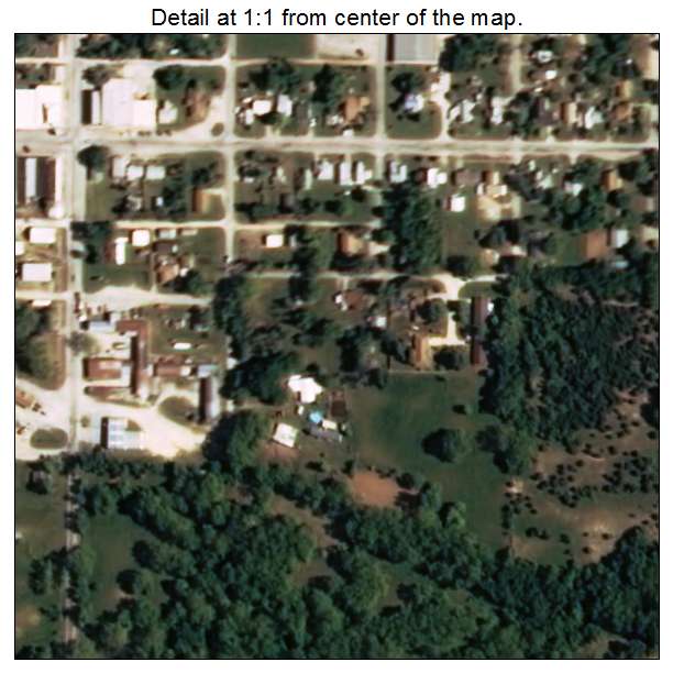 Stratford, Oklahoma aerial imagery detail