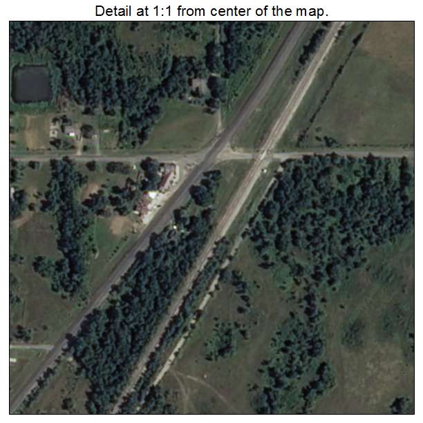 Summit, Oklahoma aerial imagery detail