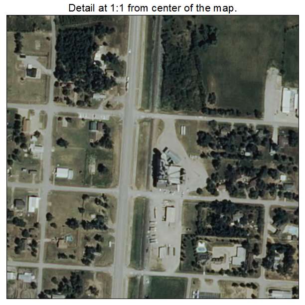 Talala, Oklahoma aerial imagery detail