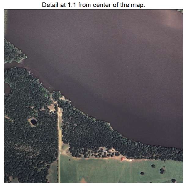 Tamaha, Oklahoma aerial imagery detail