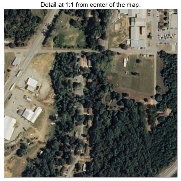 Tushka, Oklahoma aerial imagery detail