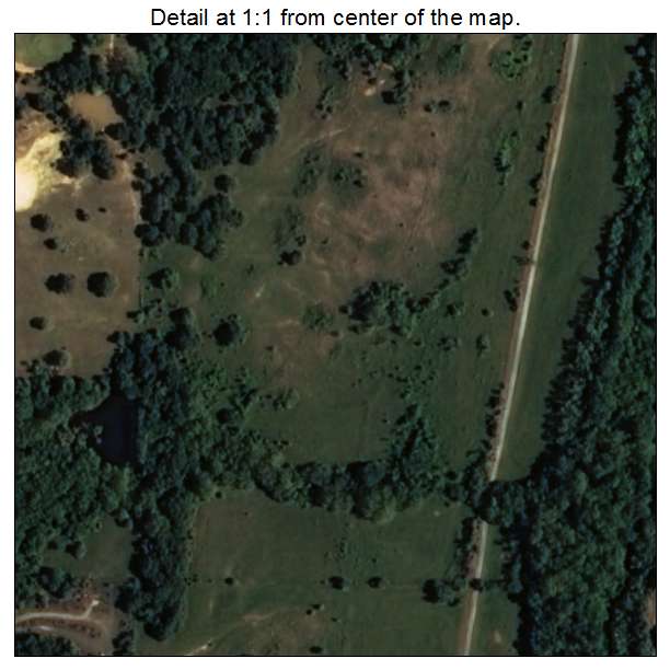 Velma, Oklahoma aerial imagery detail