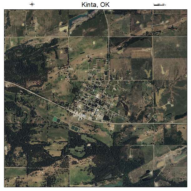 Kinta, OK air photo map