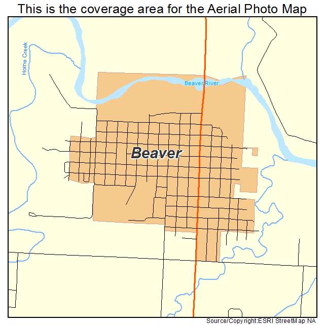 Beaver, OK location map 