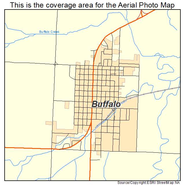 Buffalo, OK location map 