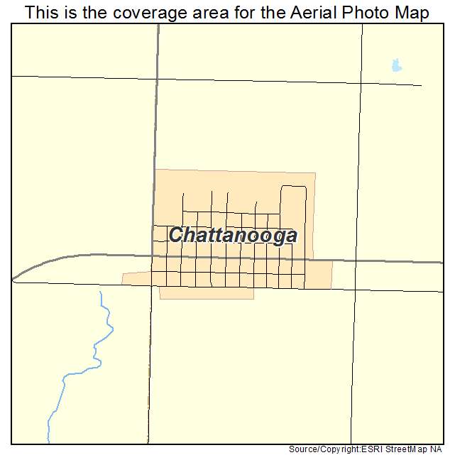 Chattanooga, OK location map 